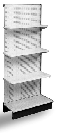 Add-On End Wall Unit with Shelves