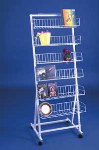Floor Rack - 6 Level Shelf Merchandiser