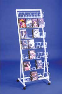 Floor Rack - 7 Level DVD Merchandiser