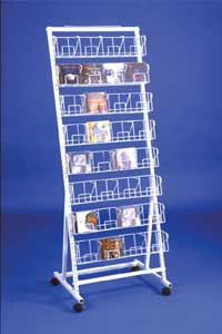 Floor Rack - 8 Level CD Merchandiser
