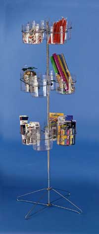 Revolving Rack - 12 Jar Spinner Rack