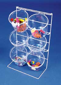 Six Jar Countertop Rack