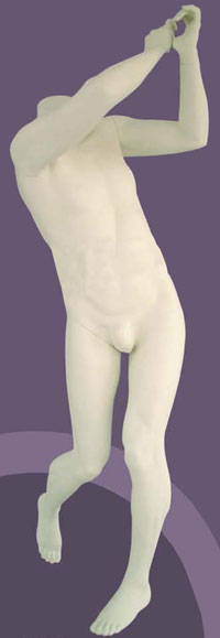 Headless Male Golf Mannequin