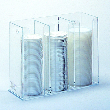 Three Compartment Lid Dispenser