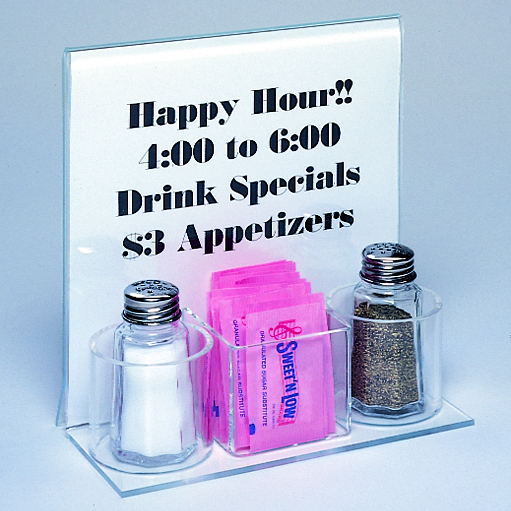 Condiment and Lid Caddy with Swivel