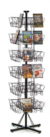 Revolving Rack - DVD Display Spinner Rack
