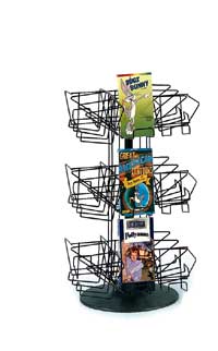 Video Countertop Spinner Rack