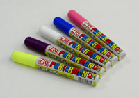 Write-On Flourescent Paint Markers For #3063