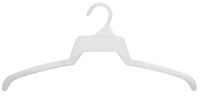 17" White Plastic Giveaway Hanger