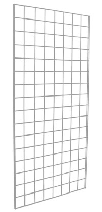 Gridwall Panel 2' x 7' Chrome