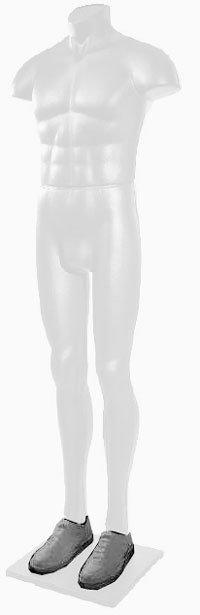 Greg - Full Men's Mannequin � Shoe Insert