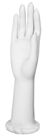 12" Women�s Right Hand Display Form � White