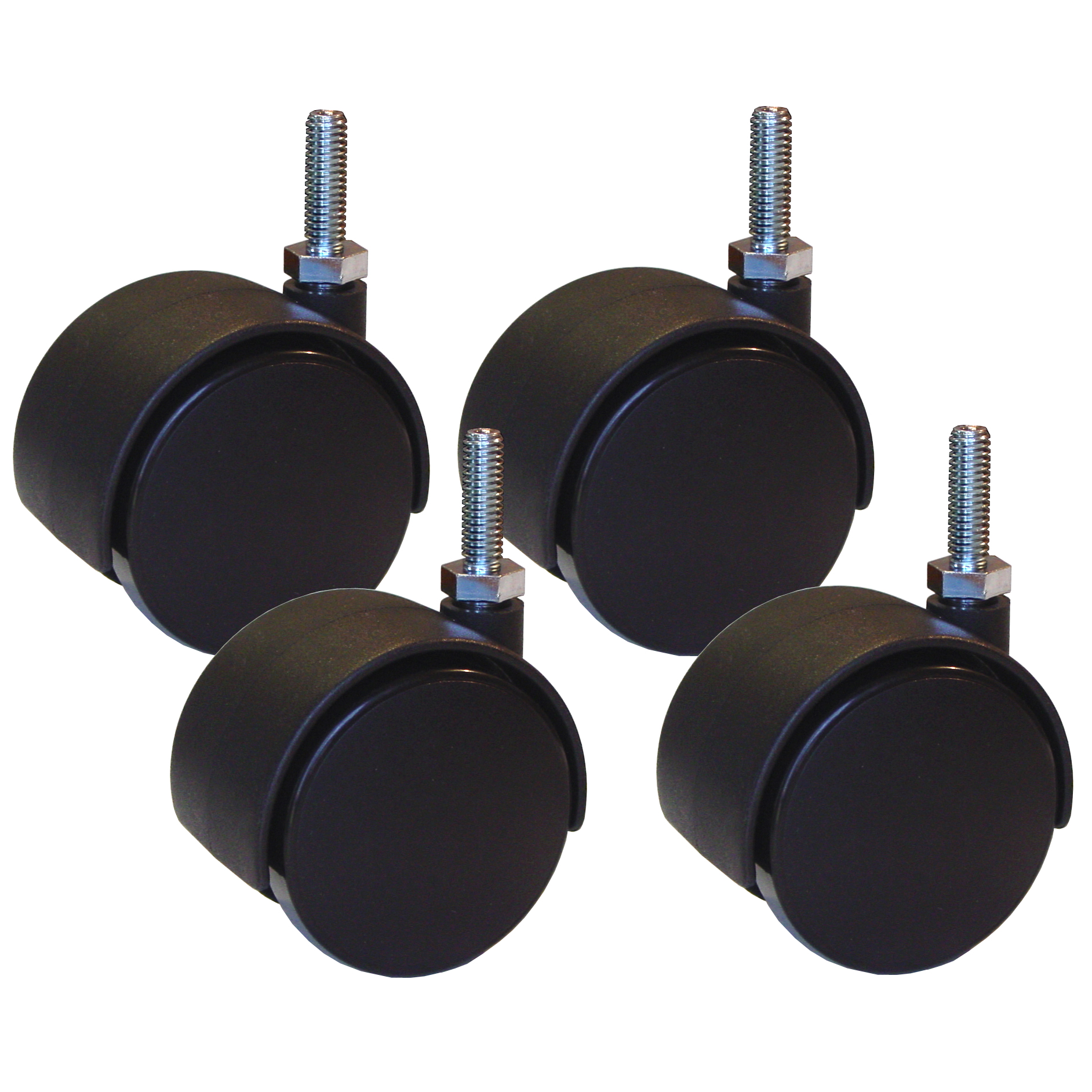 Twin Wheel Caster 5/16" Thread