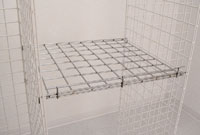 Flat Grid Shelf - White