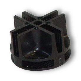 8 Way Connector Black