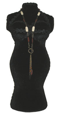 Flare Skirt Paper Mache Jewelry Display