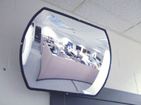 Indoor Roundtangular Acrylic Convex Mirror