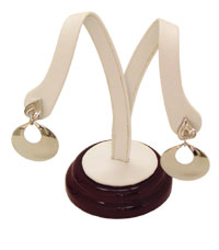 Rosewood Earring Display - 4 1/2"H