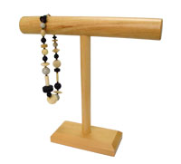 Solid Oak T-Bar Display - 12" x 12" 