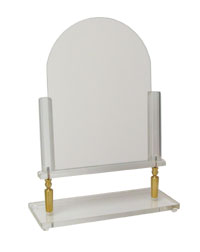 Brass Hinge Glass Mirror