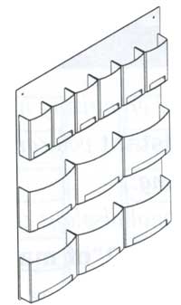 Magazine Rack - 12 Pocket