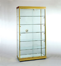 Beta Rectangular Wall Display Case with Laminate Top
