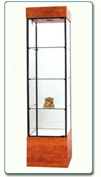 Delta Square Tower Display Case - Quick Ship