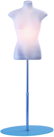 Clothing Forms - White Lighted Body