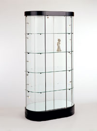Oval Tower Display Case