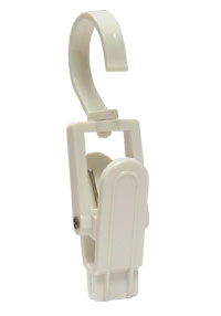 Super Mighty Swivel Clip - 4 1/2" White