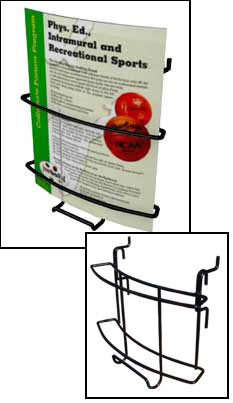 Curved Literature Holder - 8 1/2"W