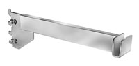 Rectangular Raw Steel Hangrail Bracket - 12"
