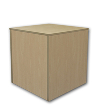 Medium Wood Pedestal - Maple