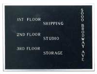 Letterboard, 24"W x 36"H