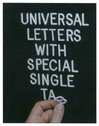 White Letter Set, 3"