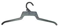 18" Men's Plastic Hangers - Black