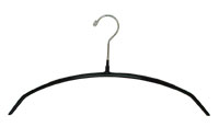 Non-Slip Swivel Hangers - Black Vinyl Coated