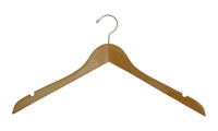 Natural Wood Hangers for Jackets