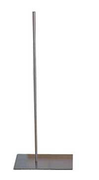 Trim-Line Offset Form Base, 32" - Brushed Chrome