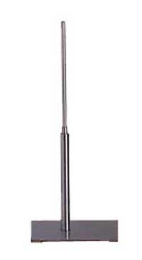 Raised Corner Base, Offset Pole, 16"H