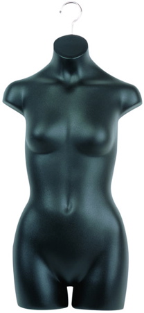Half Round Girls Torso Form Black