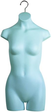 Half Round Girls Torso White