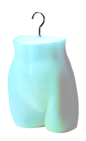 Half Round Hip Form White