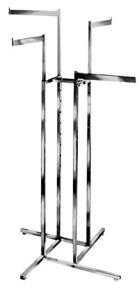 4 Way Rack - 4 Straight Flag Arms