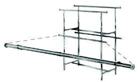Rack Accessory - Double Tier Hangrails (Pair)