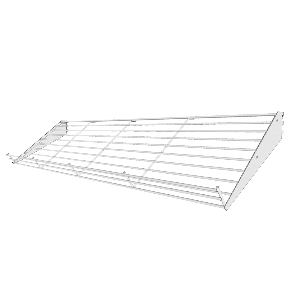 Impact 48 Slanted Wire Shelf Impact 48 Wire Shelf Slanted Shelf