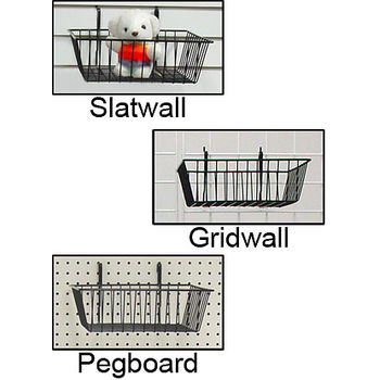 Universal Medium Basket 4"x12"x12" - Black or White