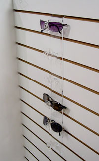 6 Level Slatwall Eyewear Display