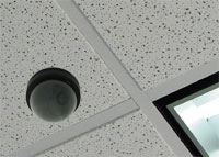 Simulated Security Dome with Light