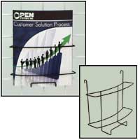 Gridwall Curved Literature Pocket - 8 1/2"W